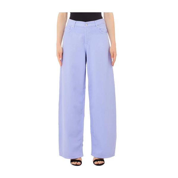 Liu Jo Pantaloni Pantalone Donna Flare Tencel 25 - Francavilla Moda